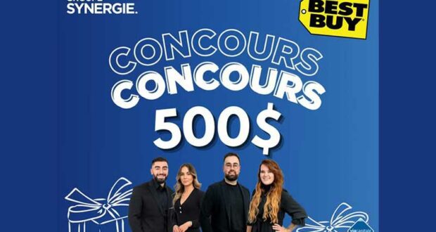 Gagnez une carte-cadeau de 500 $ chez Best Buy