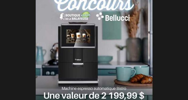 Gagnez une machine espresso Bellucci Bistro (2200 $)