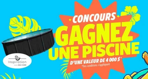 Gagnez une piscine de 4000 $