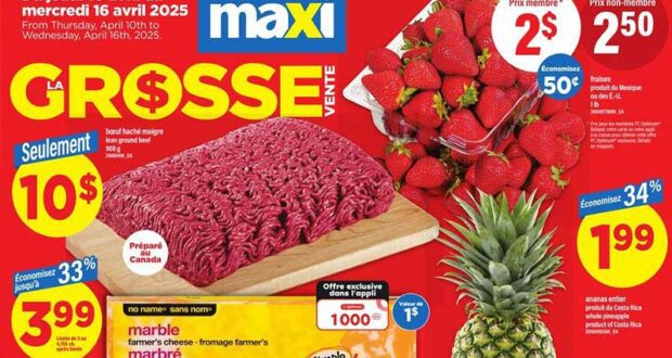 Circulaire Maxi du 10 avril au 16 avril 2025